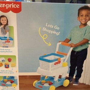 NWT kids shopping cart toy